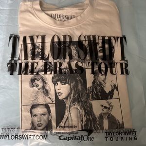 TAYLOR SWIFT ERRAS TOUR TSHIRT CREAM
